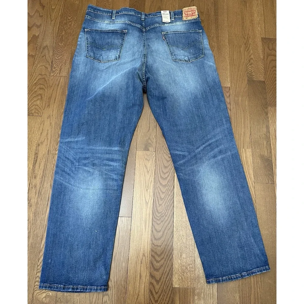 Levi's 559 Men's Relaxed Straight Jeans 44x36 Dark Blue Denim NWT